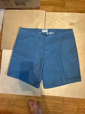 Saddlebred Blue Men’s Cotton Chino Shorts